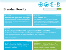 Tablet Screenshot of kowitz.net